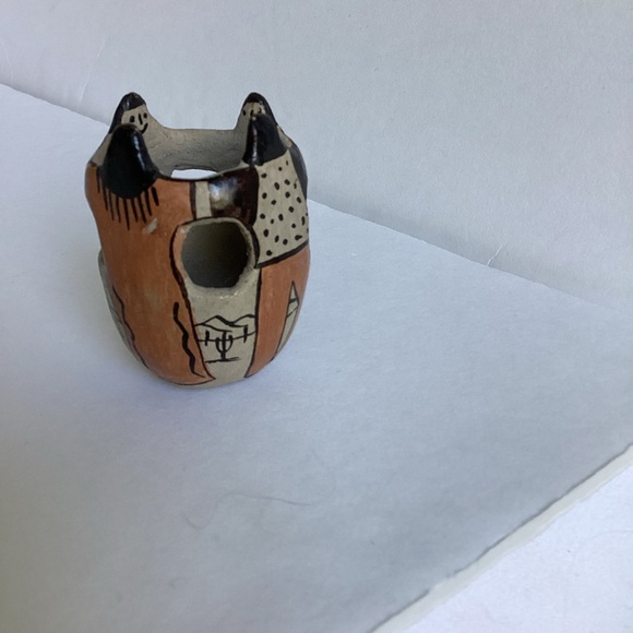 Tohono O’odham Native American Friendship Bowl Vase Angea Pottery Southwest - Picture 4 of 14